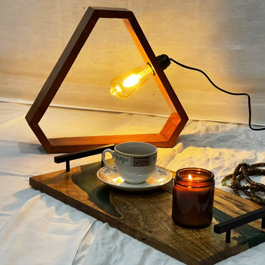 Table Lamp | Wooden Table Lamp