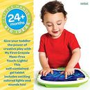 Crayola Toddler Touch Lights, Musical Doodle & Sensory Board, Sensory Toys for Toddlers, Mess Free Finger Painting, Ages 2+